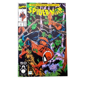 Vintage Spider-Man Comic Book #8: Perceptions Saga, Todd McFarlane Art (1991)