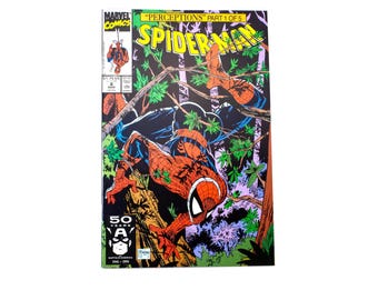 Vintage Spider-Man-stripboek #8: Perceptions Saga, Todd McFarlane Art (1991)
