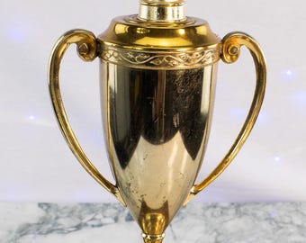 Baseball Trophy 1986 Alamosa Tournament Gold Cup Award Decor