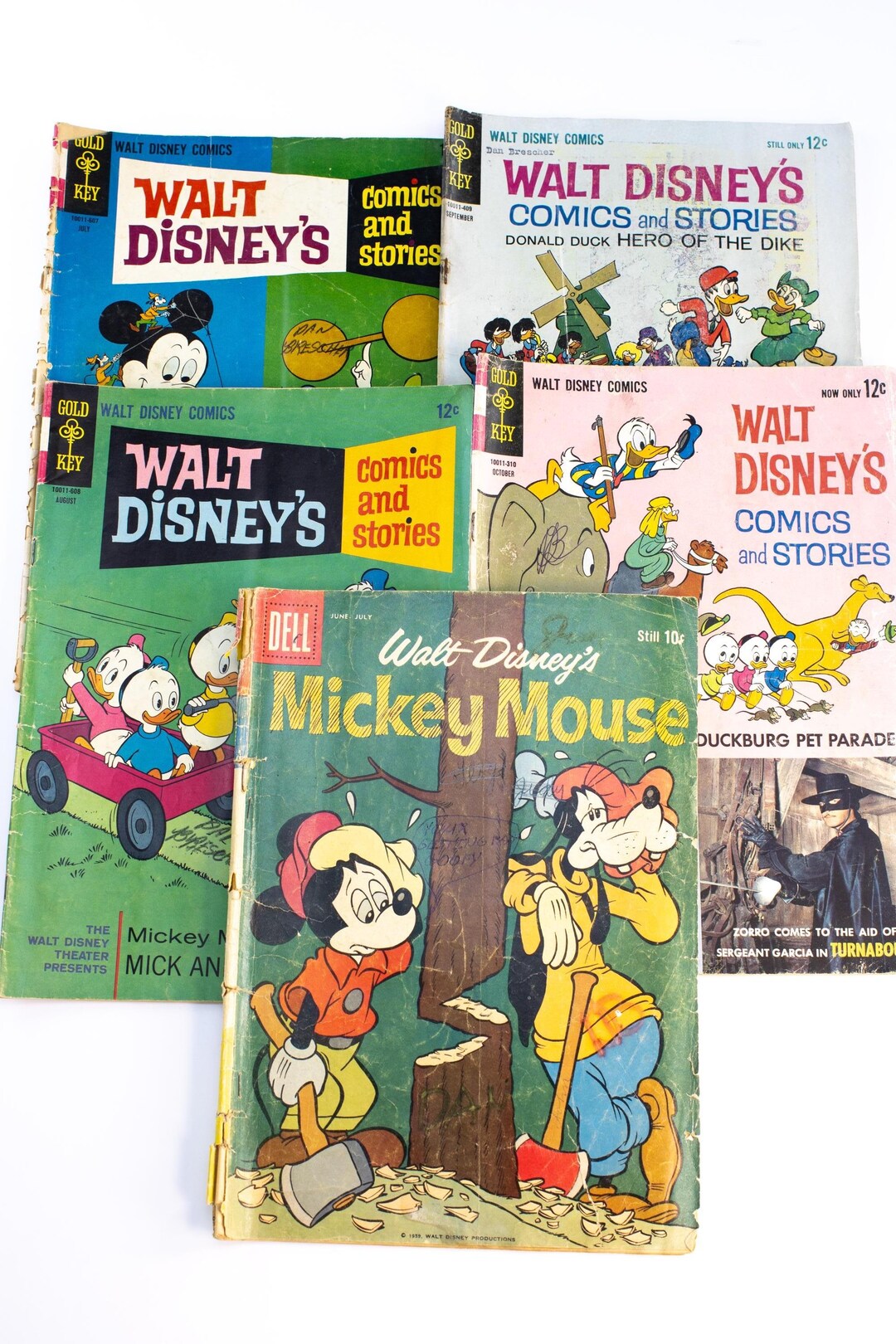 Vintage Disney Comic Book Lot – 1959-68 Dell & Gold Key Issues - Etsy