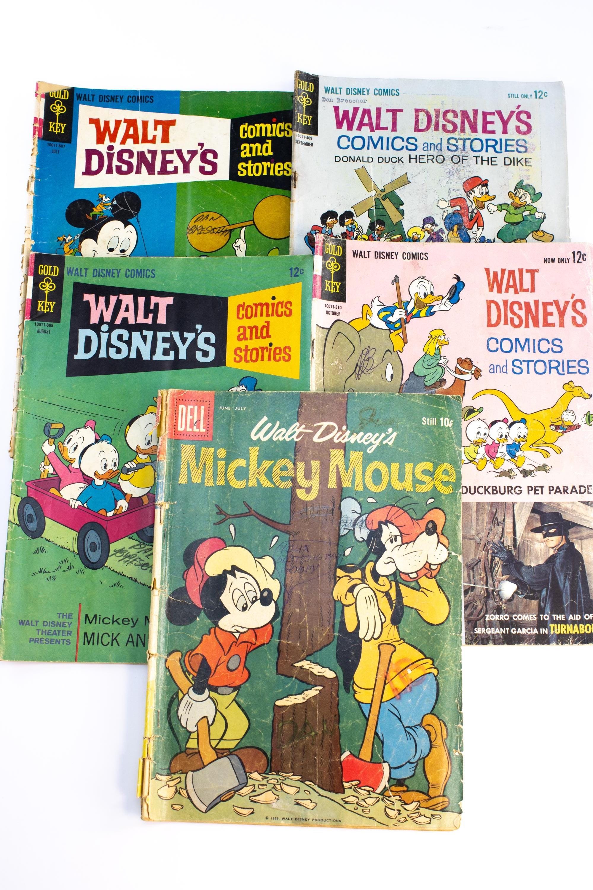 Vintage Disney Comic Book Lot – 1959-68 Dell & Gold Key Issues - Etsy