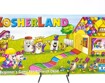 Vintage Koscherland Brettspiel: 1985 Jüdische Familien Spielenacht