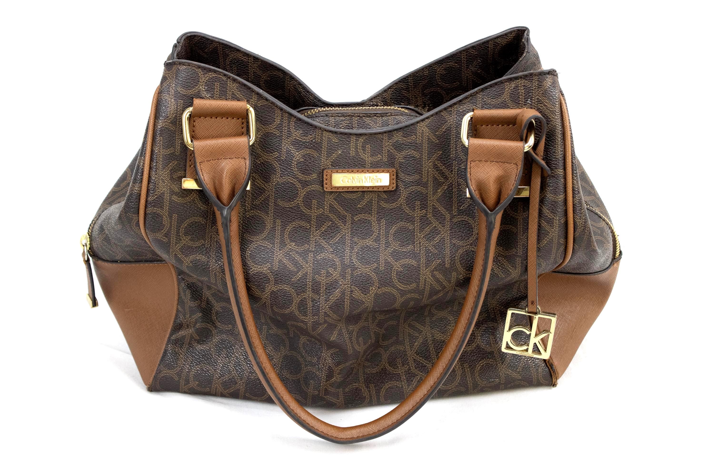 Designer Handbags Calvin Klein Handbags Calvin Klein Brown Large