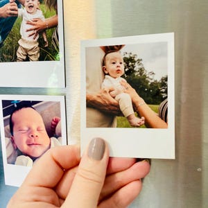 Cute Mini Photo Style Fridge Magnets | Custom Fridge Magnets Gifts for Family and Freinds | Personalized Picture Magnets | Custom Gifts