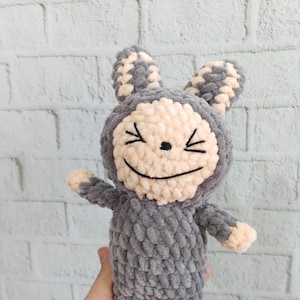 Labubu Crochet Plushie | Smiling Bunny | Crochet Labubu Amigurumi | Cute | Lafufu | Crochet Plushie