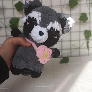 Crochet Raccoon Amigurumi - Raccoon Stuffed Animal - Gift for Kids