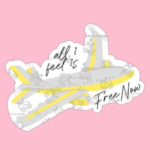 Stickers Glanzende sticker Gracie Abrams Nu gratis Tsou Het geheim van ons Eras Tour Dat is zo waar Muziek Muziek Alles wat ik voel is nu gratis