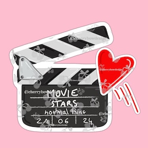 Stickers autocollant Brillant Gracie Abrams Normal Thing The Secret of Us TSOU ILYIS That's so true music musique movie star