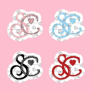 Stickers Autocollant Brillant Short N' Sweet Tour Logo SC Concert Espresso Music Musique Bleu Rouge Noir Rose Paris N1 N2