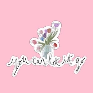 Stickers Autocollant Brillant Matilda You can let it go Love on tour HS House One direction Music Fleurs vase tulipe tulip Pop music musique