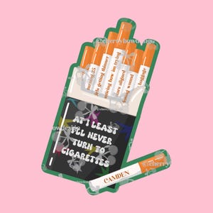 Stickers Autocollant Brillant Camden Gracie Abrams Music Musique