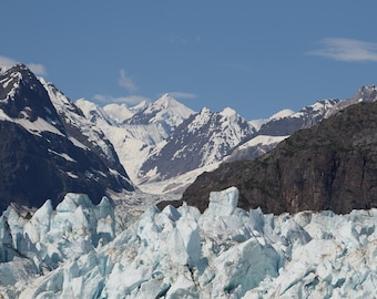 Marjorie Gletscher in Alaska Foto, Glacier Bay Foto Digital Download