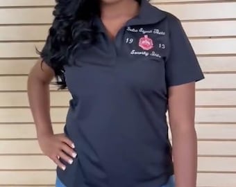 Delta Sigma Theta Dri Fit Ladies Cut Polo. Sale price ends Sunday!