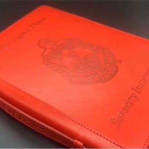 Delta Sigma Theta Soft Leather Ritual Cover. Sale Price ends Sunday!