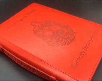 Delta Sigma Theta Soft Leather Ritual Cover. Sale Price ends Sunday!