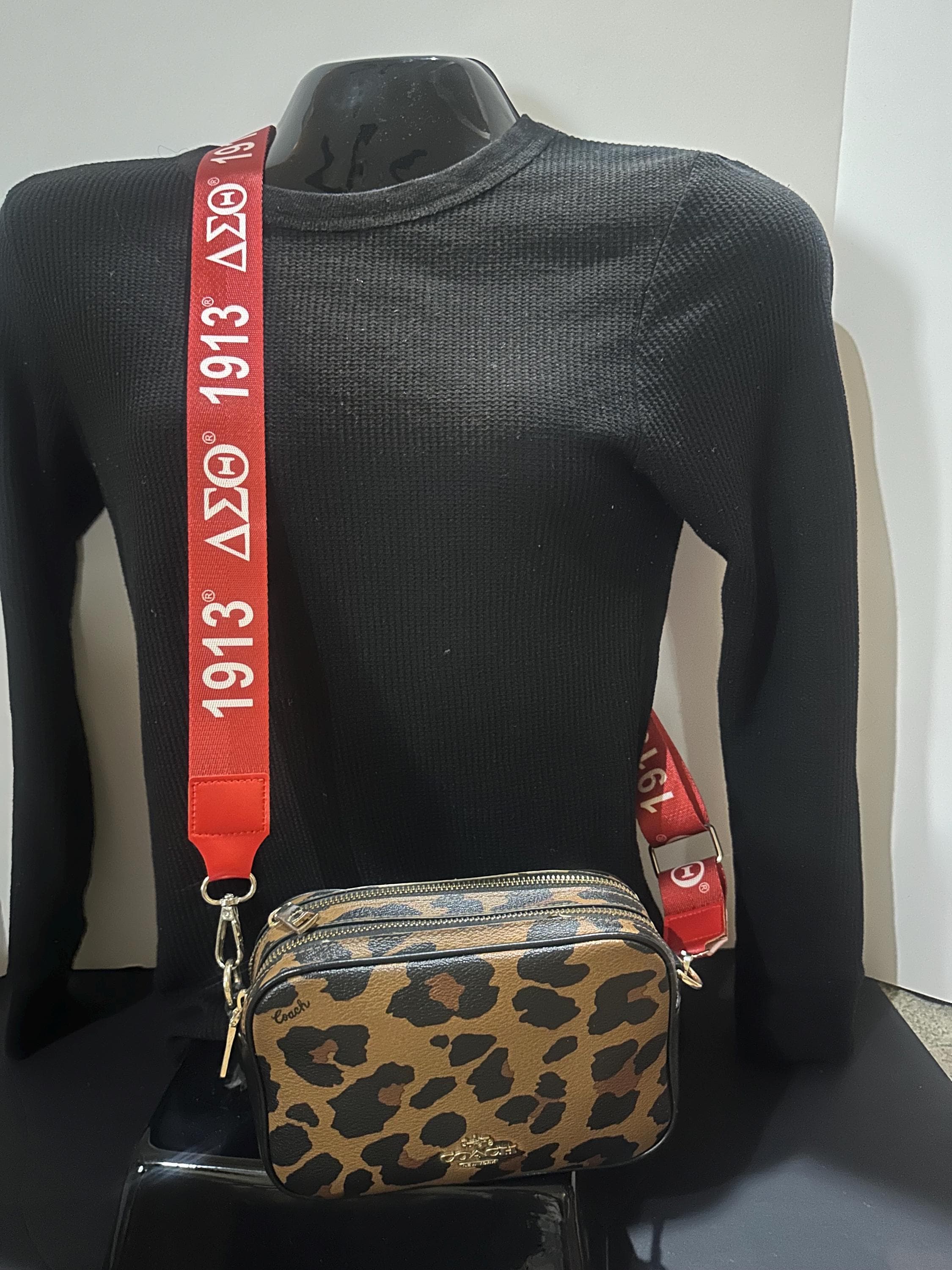 Delta Sigma Theta Purse Bag Strap. Sale Price ends Sunday!