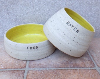 fed n watered spaniel bowl