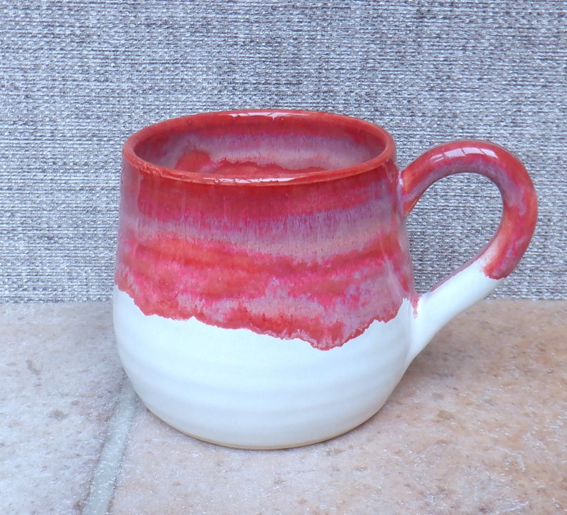 Cuddle mug coffee tea cup hand thrown pottery ceramic handmade stoneware wheelthrown ready to ship image 5