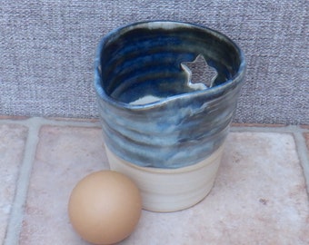 Egg separator jug wheel thrown stoneware handmade ceramic handthrown pottery star ready to ship