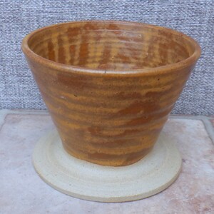 Coffee filter holder dripper pour over hand thrown stoneware handmade pottery wheelthrown ceramic ready to ship image 5