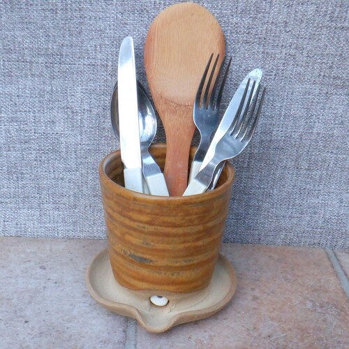 Cutlery and Utensil Drainer Toothbrush Holder Handmade Etsy