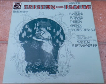 Tristan and Isolde by Richard Wagner conducted Wilhelm Furtwängler Legendary recording EMI 5 LP mint condition boxed set. Kirsten Flagstad