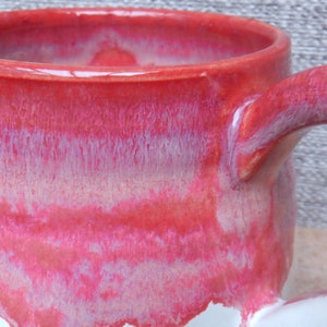 Cuddle mug coffee tea cup hand thrown pottery ceramic handmade stoneware wheelthrown ready to ship image 2