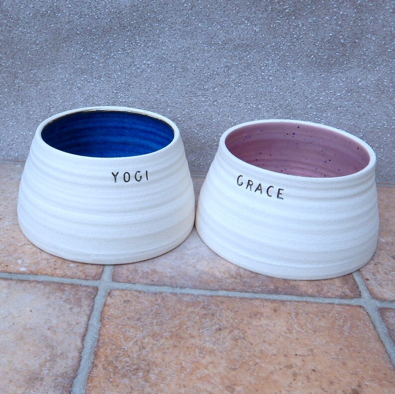 personalised spaniel bowls