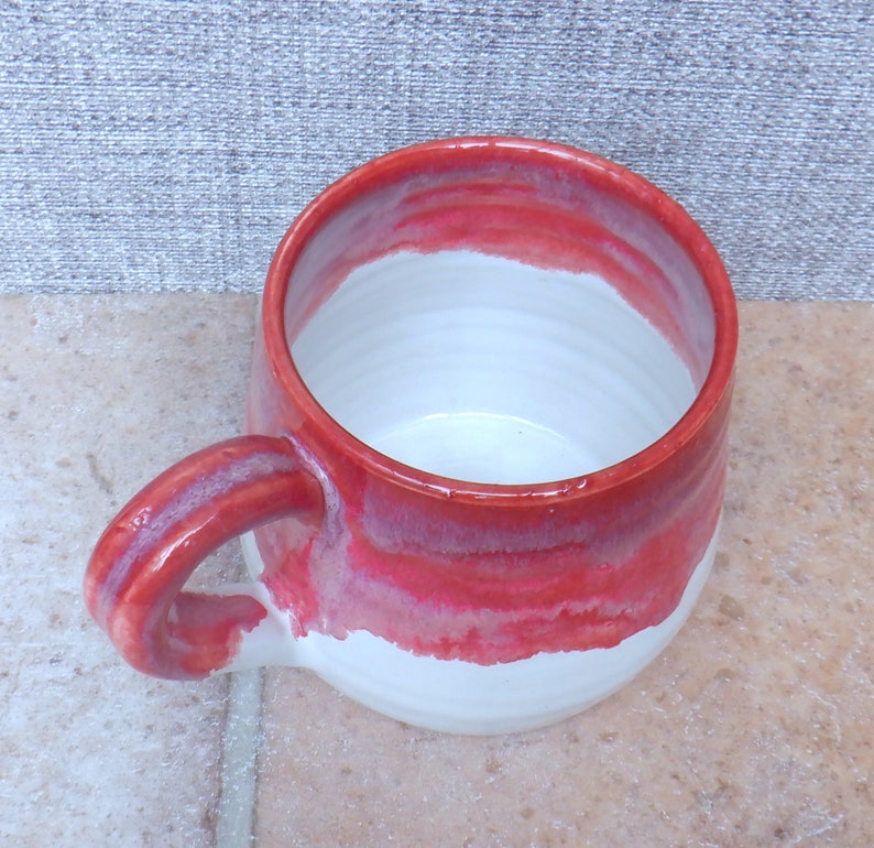 Cuddle mug coffee tea cup hand thrown pottery ceramic handmade stoneware wheelthrown ready to ship image 3