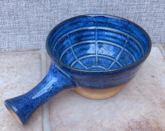 Large apothecary shaving lather shave bowl hand thrown in stoneware soap handmade wheelthrown pottery ceramic ready to ship