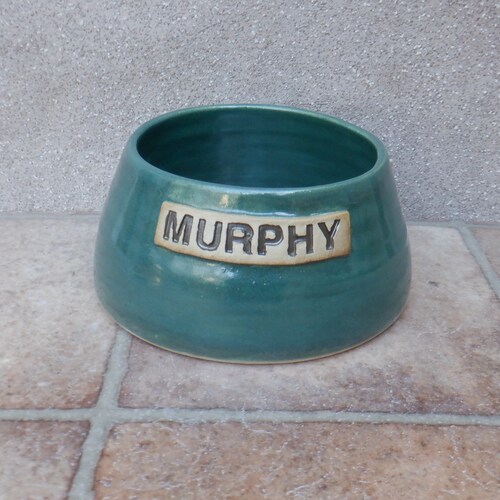 Custom Small Spaniel Dog Water Bowl Long Eared Ears Dish Hand Etsy UK