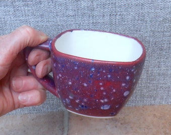 Espresso cup coffee mug tea ceramic handmade earthenware pottery ready to ship