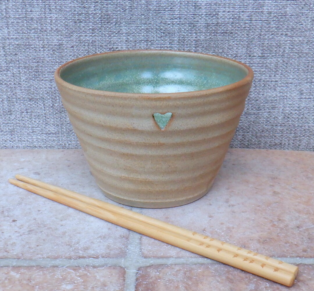 Large Noodle or Rice Serving Bowl Hand Thrown Stoneware Etsy