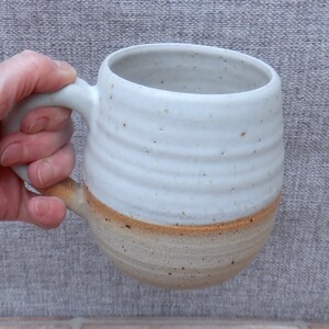 Very large cuddle mug coffee tea beer stein tankard cup hand thrown stoneware pottery ceramic handmade wheelthrown ready to ship