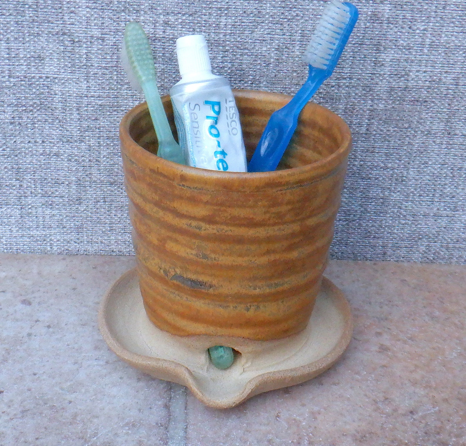 Cutlery and Utensil Drainer Toothbrush Holder Hand Thrown Etsy