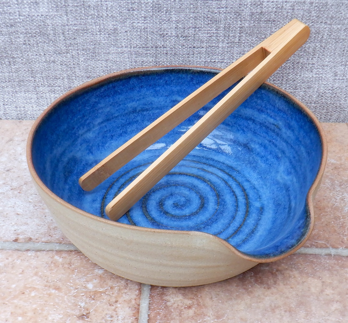 Oven to Table Serving Dish Bowl Salad Pasta Hand Thrown Etsy UK