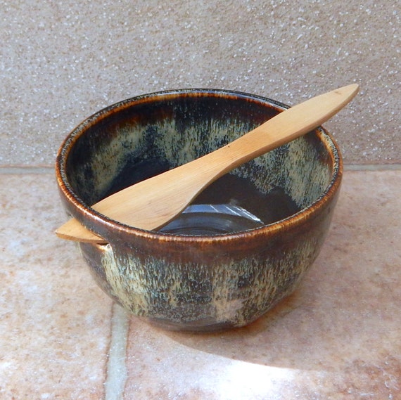 Serving bowl pate dish hand thrown in stoneware pottery Etsy