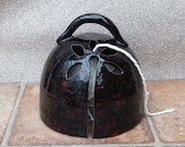 Yarn bowl knitting or crochet wool hand thrown ceramic pottery