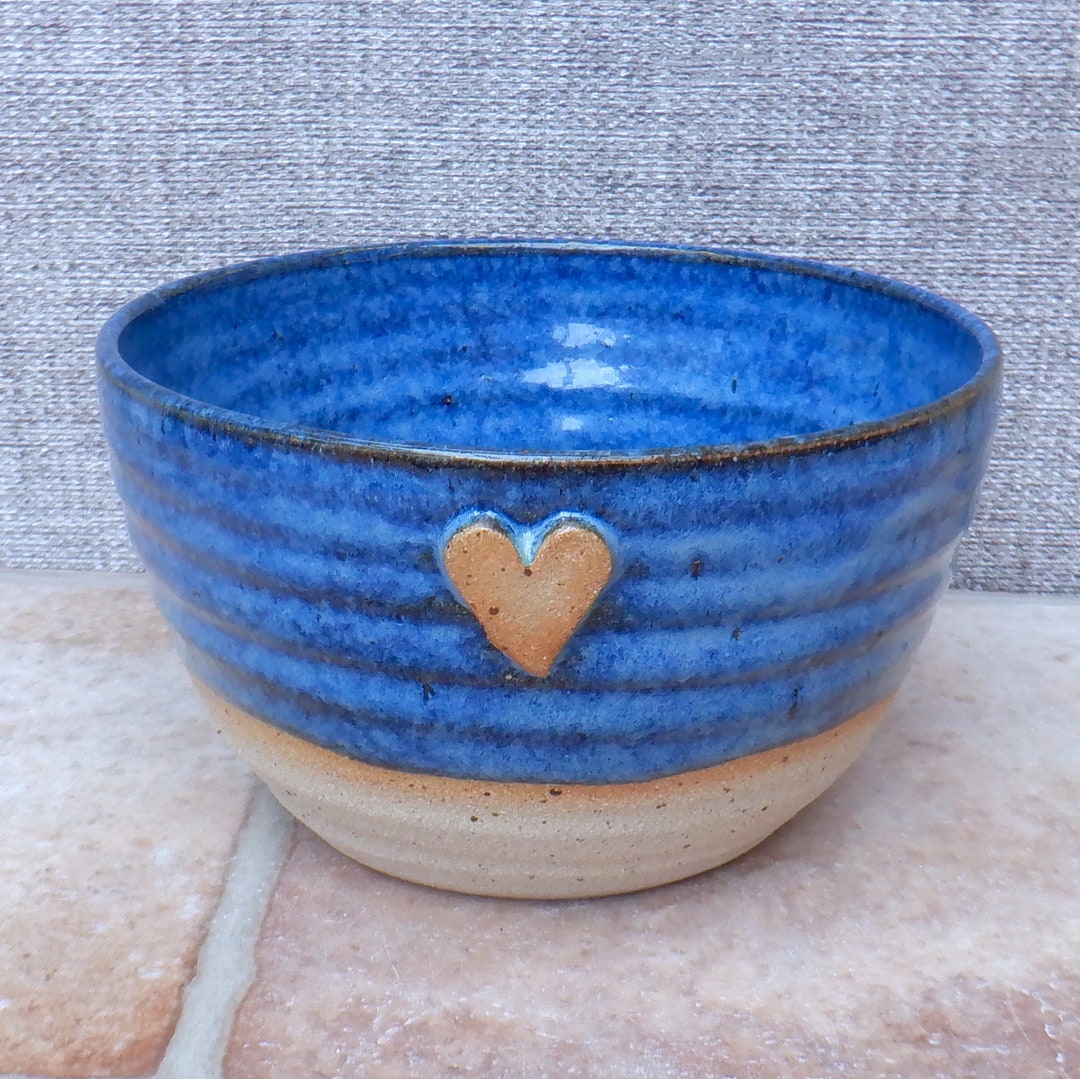 Soup Bowl Serving Cereal Noodle Wheel Thrown Stoneware Pottery Ceramic ...
