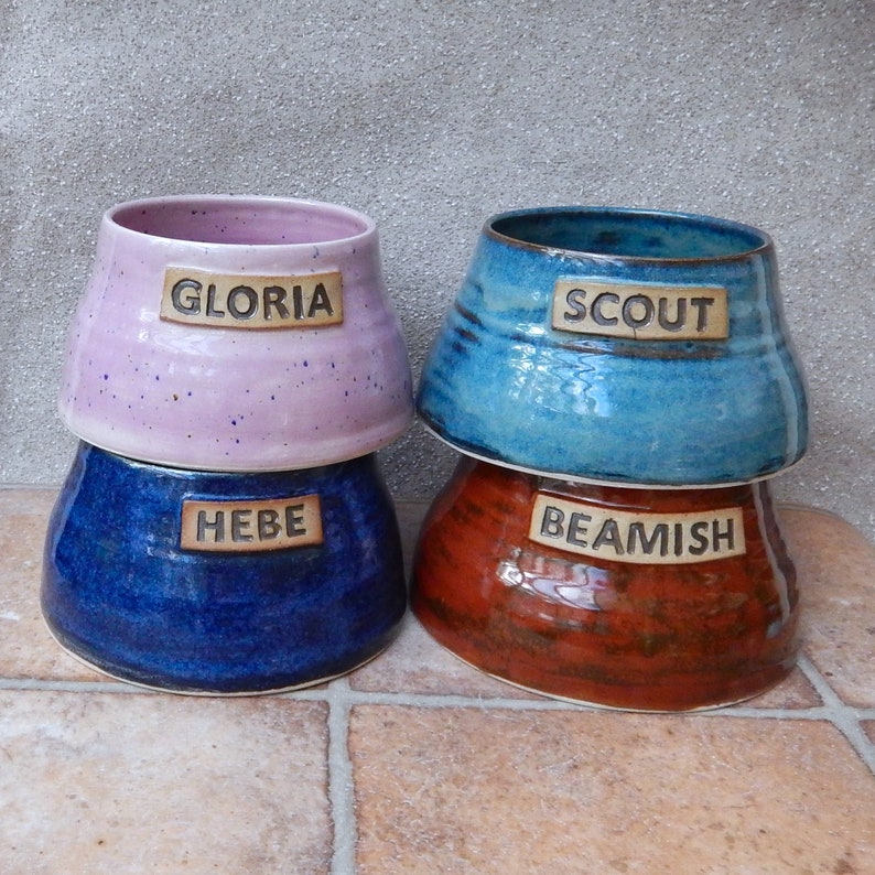 personalised spaniel bowls