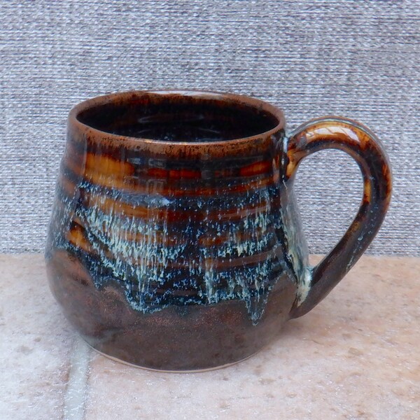 Cuddle mug coffee tea cup handthrown stoneware pottery handmade ceramic wheel thrown ready to ship