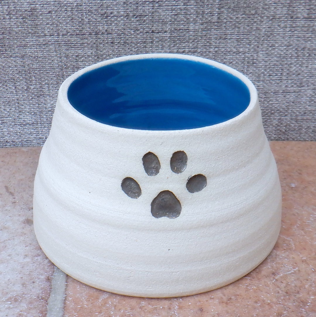 Custom Large Spaniel Water or Food Bowl Long Eared Dog Ears Dish Hand Thrown Stoneware Pottery Wheelthrown Ceramic Handmade Etsy Canada