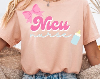 NICU Nurse 12 colors Nicu Nurse Shirt - Neonatal Nurse Gift - NICU Apparel - Nicu RN Appreciation Gift - Nicu Nurse Tee