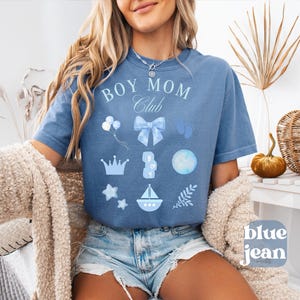 Boy Mom Club Shirt - Comfort Colors Heavyweight T-Shirt - Mom of Boys Shirt - Soccer Mom Shirt