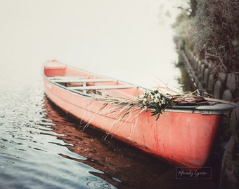 Take a ride with me - canoe art print