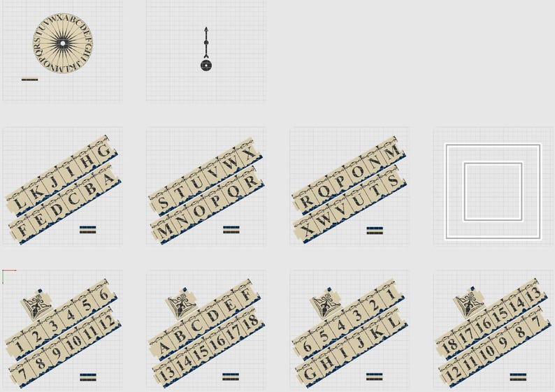 Plunder File Plunder - Board Game Grid Border Upgrade - Digital Files for 3D ...