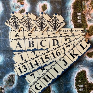 Plunder - Actualización del borde de la cuadrícula del juego de mesa - Archivo digital para impresión 3D