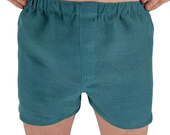 Set de regalo de ropa interior de cáñamo: bóxers orgánicos para hombre, suaves, transpirables y agradables para la piel.