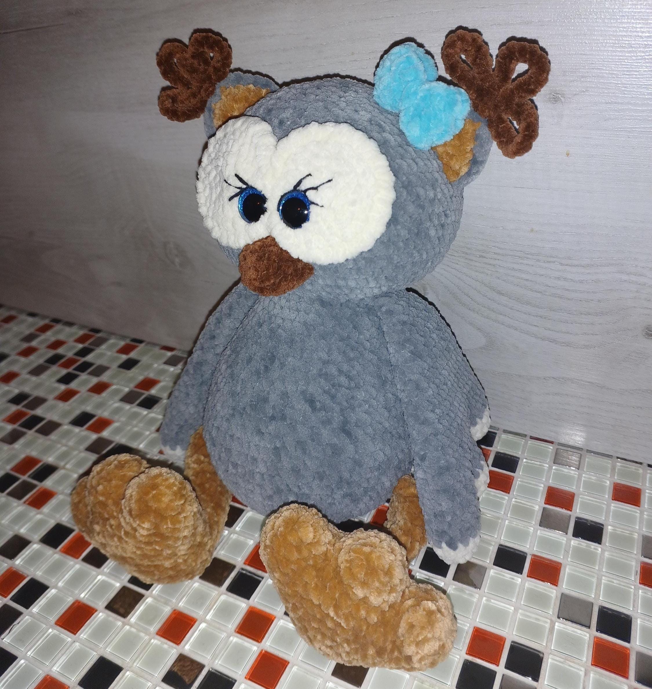 Handmade Crochet Owl, Owl Plush Doll, Crochet Owl Bird Toy, Owl Toy, Owl Nursery, Owl Decoration, Ow