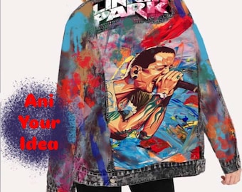 Hand Painted Jackets Painted Denim Jacket, Unique Personalized Clothes for Any of Your Idea, Custom Jean Jacket for Men or Women!